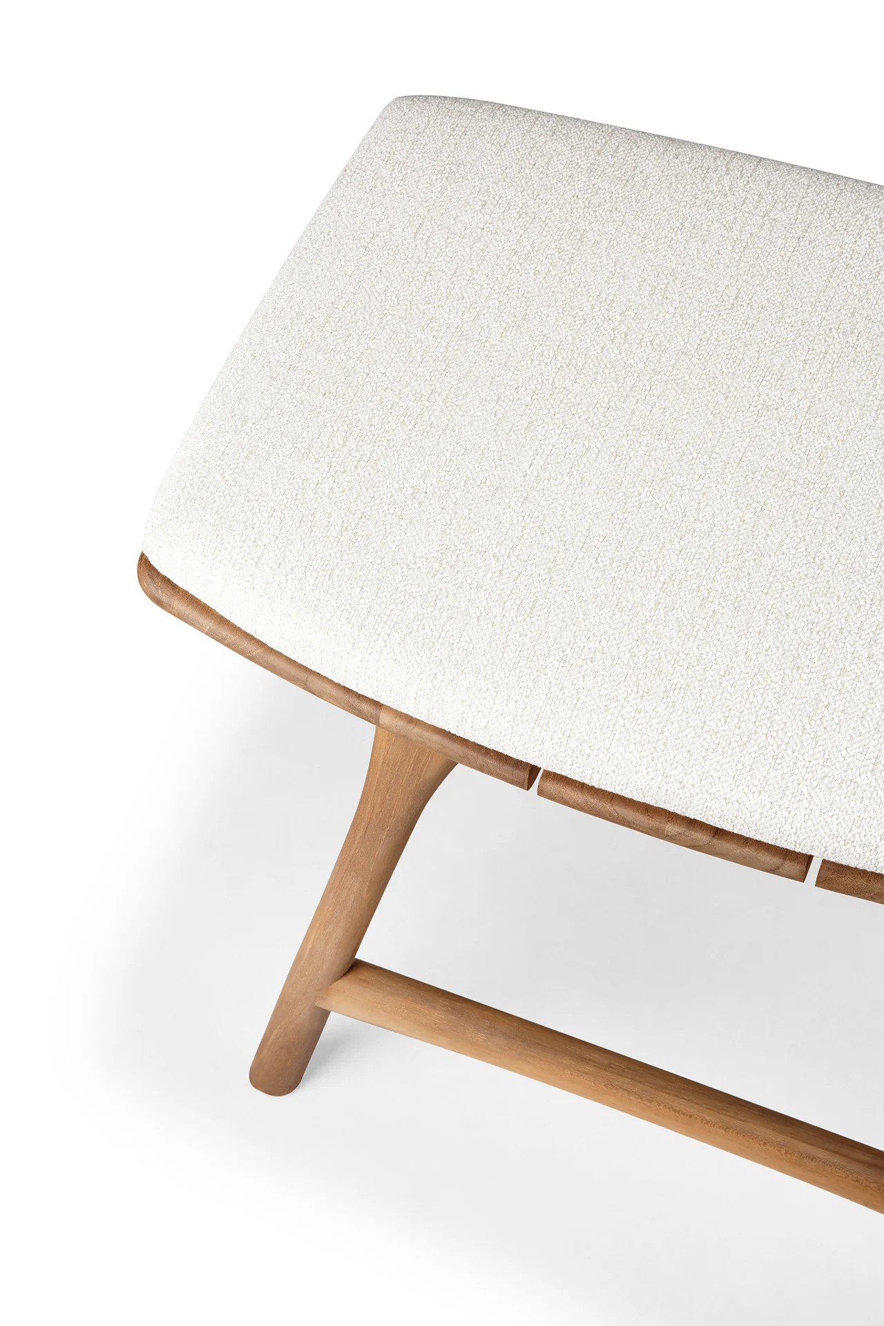 Ethnicraft Teak Osso Outdoor Stool - Fabric - Image 12