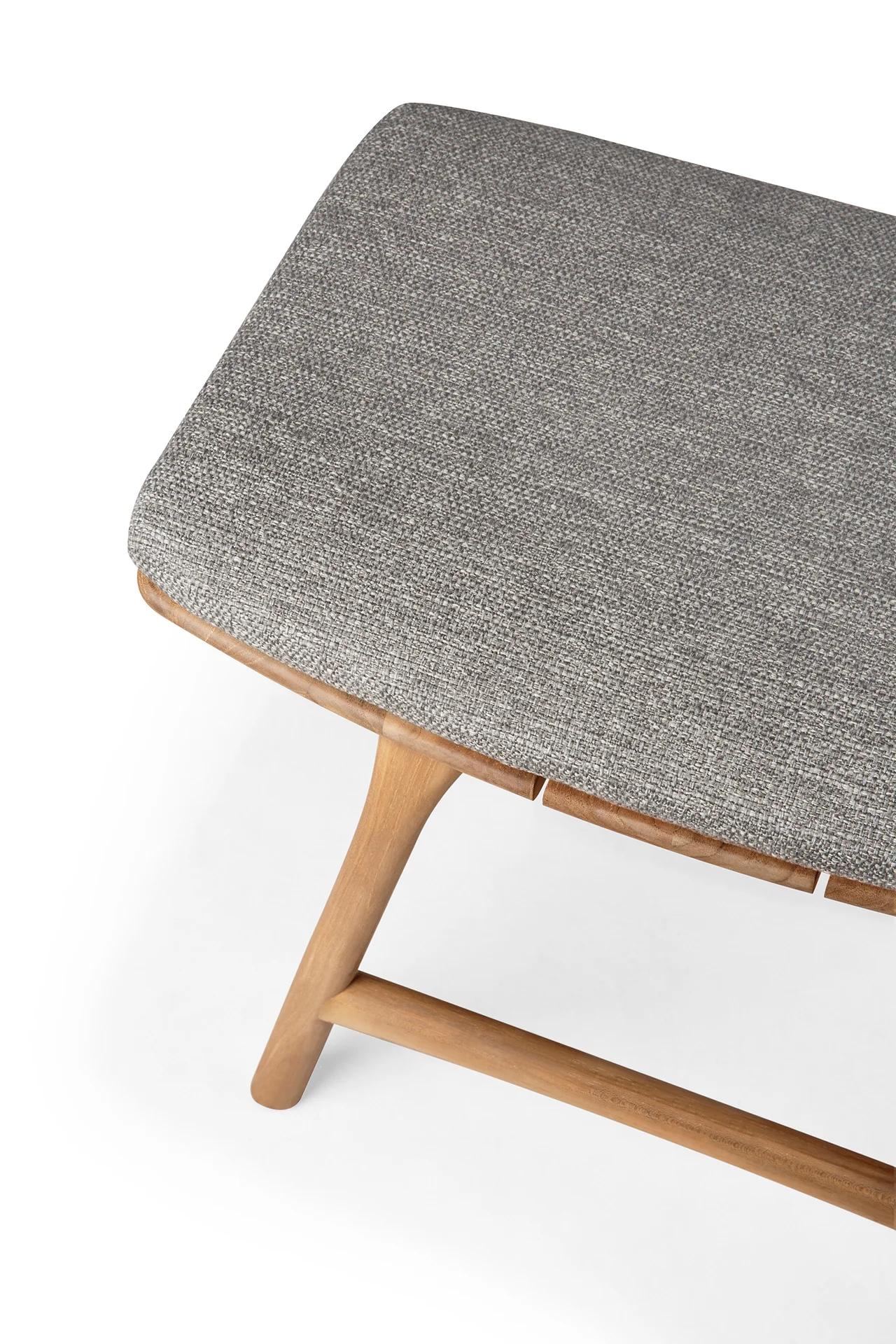 Ethnicraft Teak Osso Outdoor Stool - Fabric - Image 13