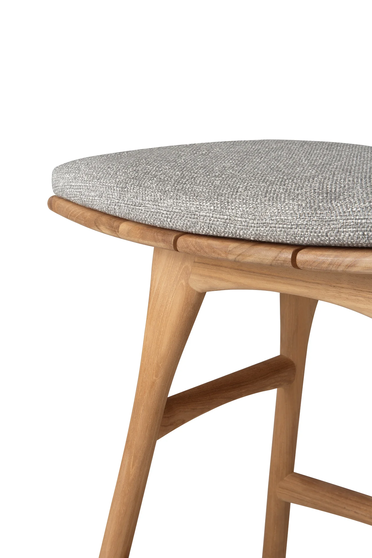 Ethnicraft Teak Osso Outdoor Stool - Fabric - Image 14