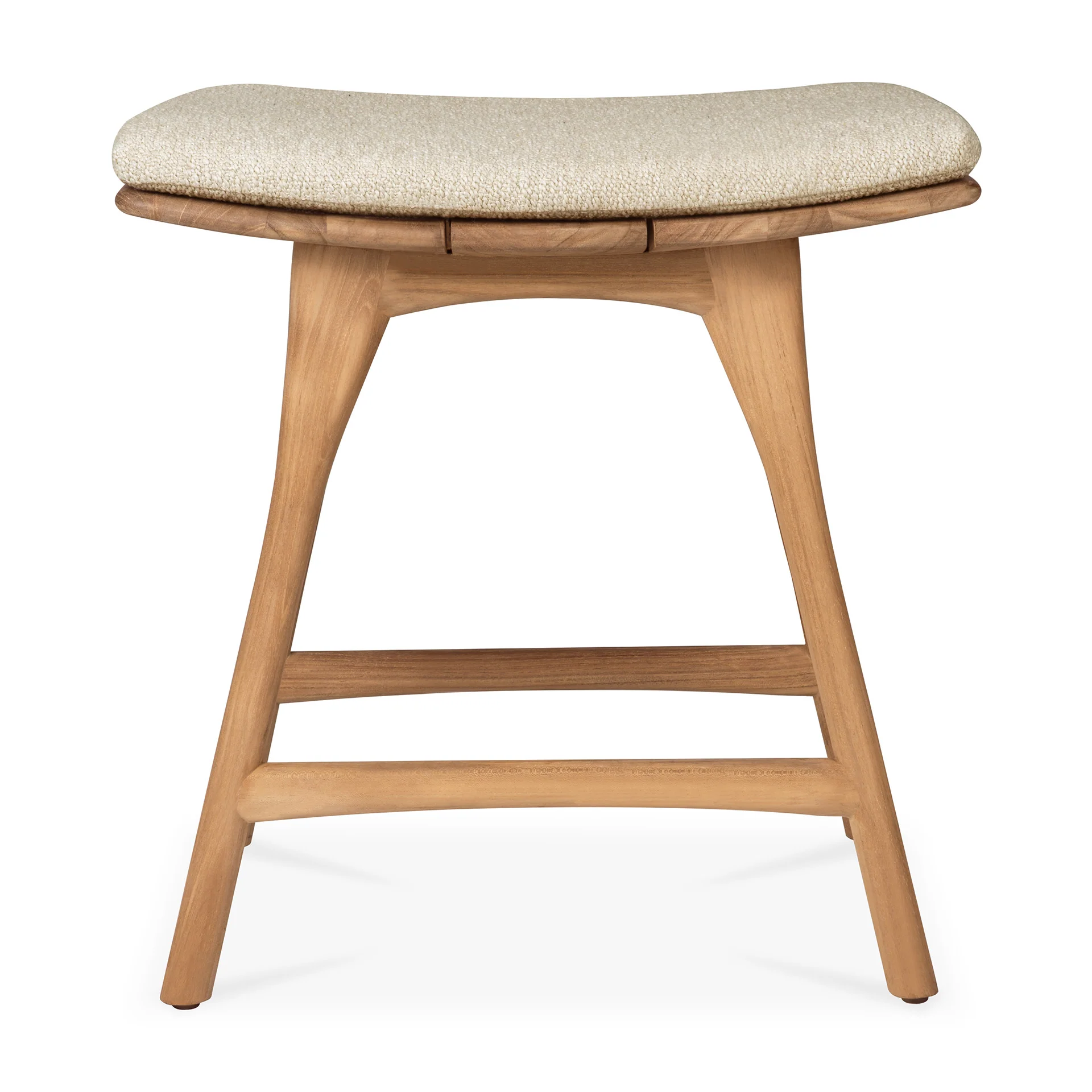 Ethnicraft Teak Osso Outdoor Stool - Fabric - Image 2