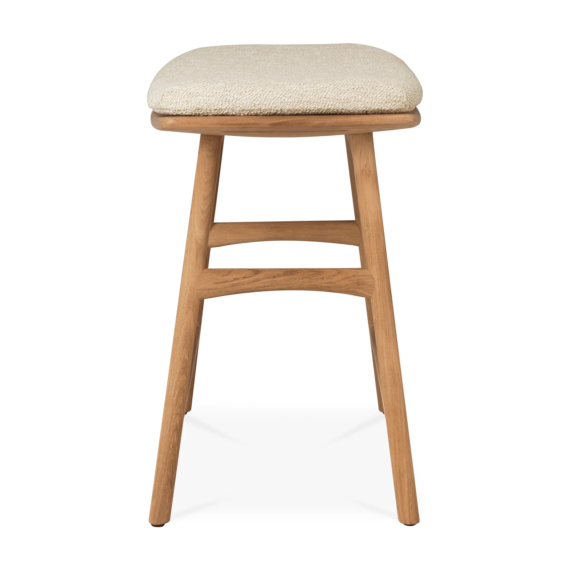 Ethnicraft Teak Osso Outdoor Stool - Fabric - Image 3