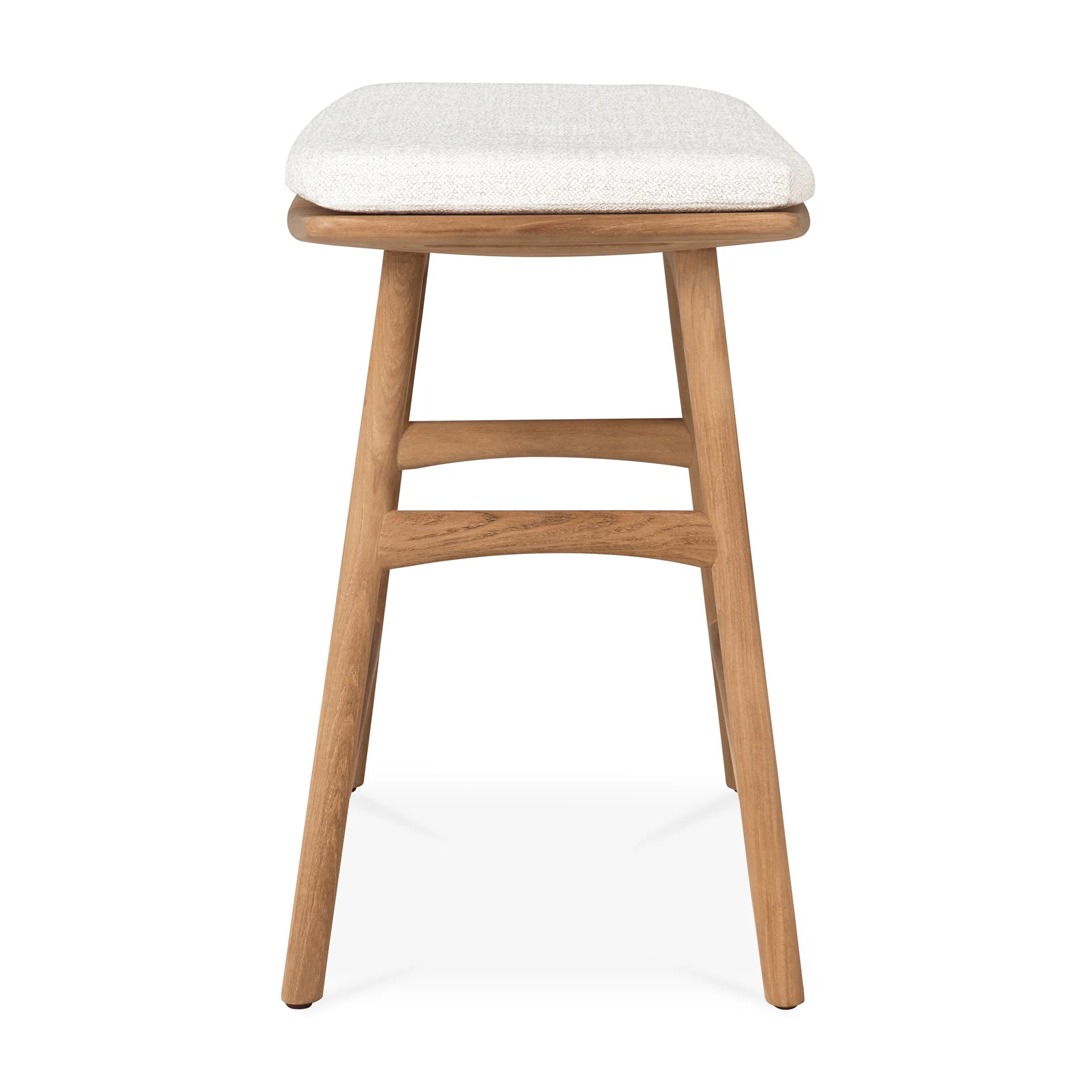 Ethnicraft Teak Osso Outdoor Stool - Fabric - Image 6