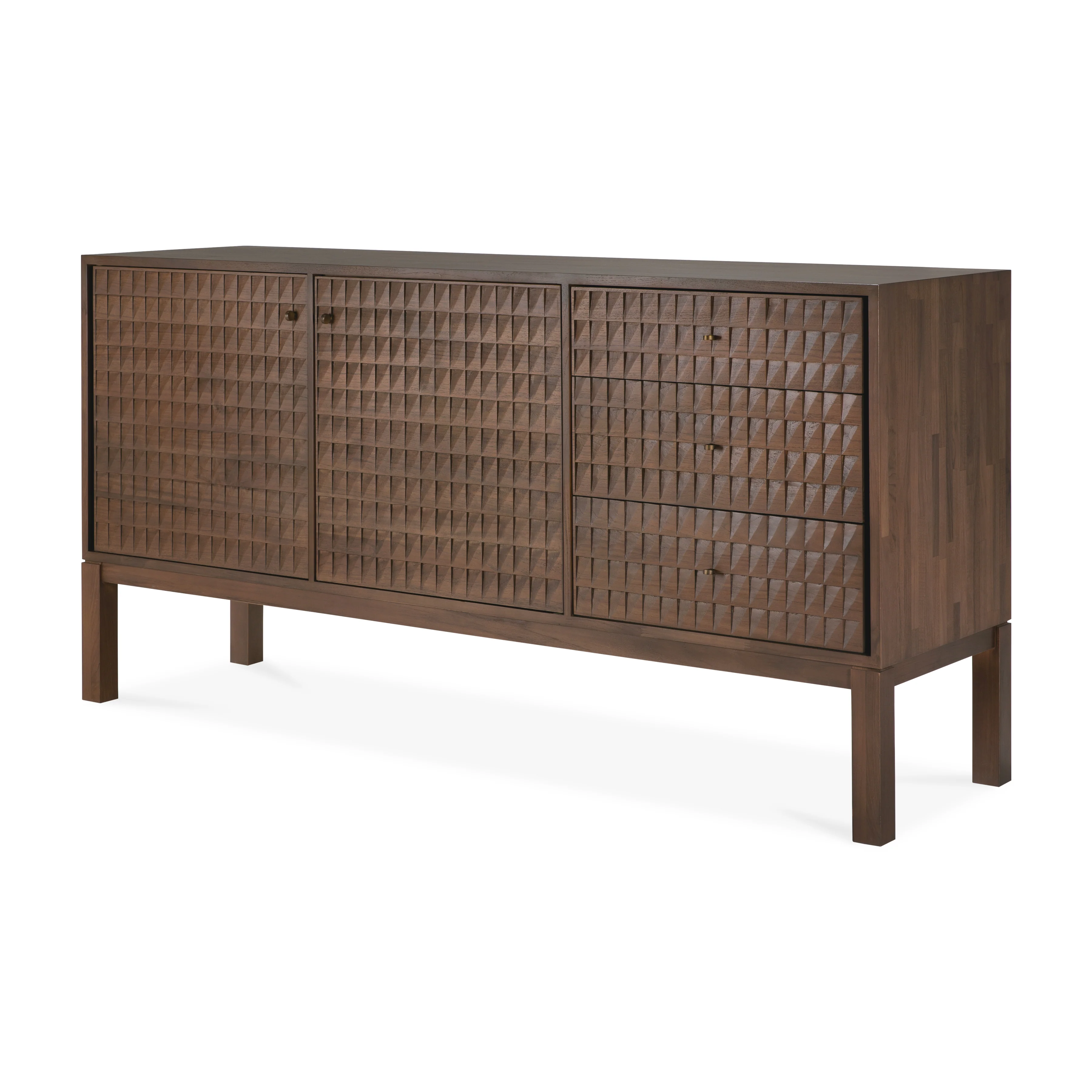 Ethnicraft Teak Sono Sideboard - 2 Doors/3 Drawers - Image 2