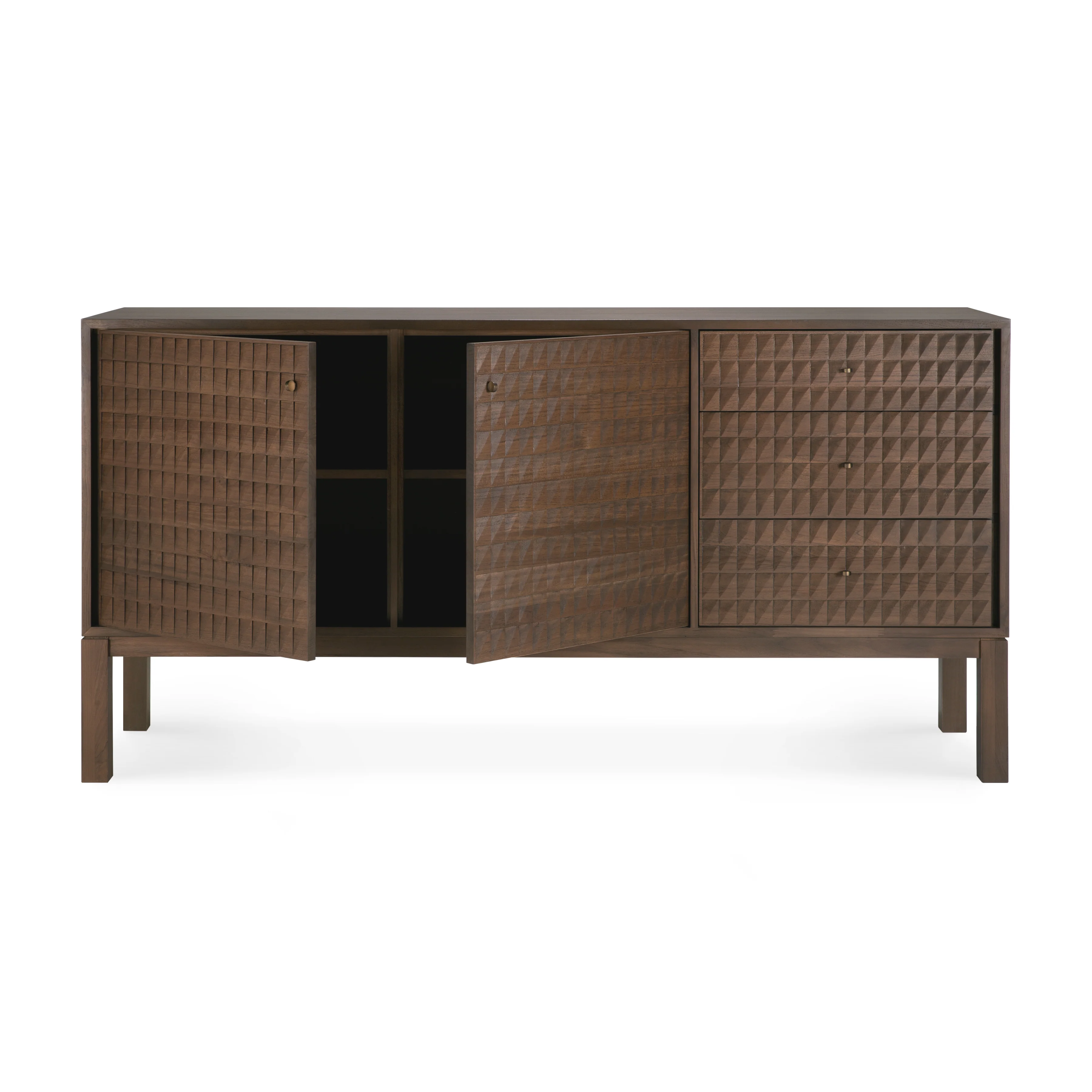 Ethnicraft Teak Sono Sideboard - 2 Doors/3 Drawers - Image 3
