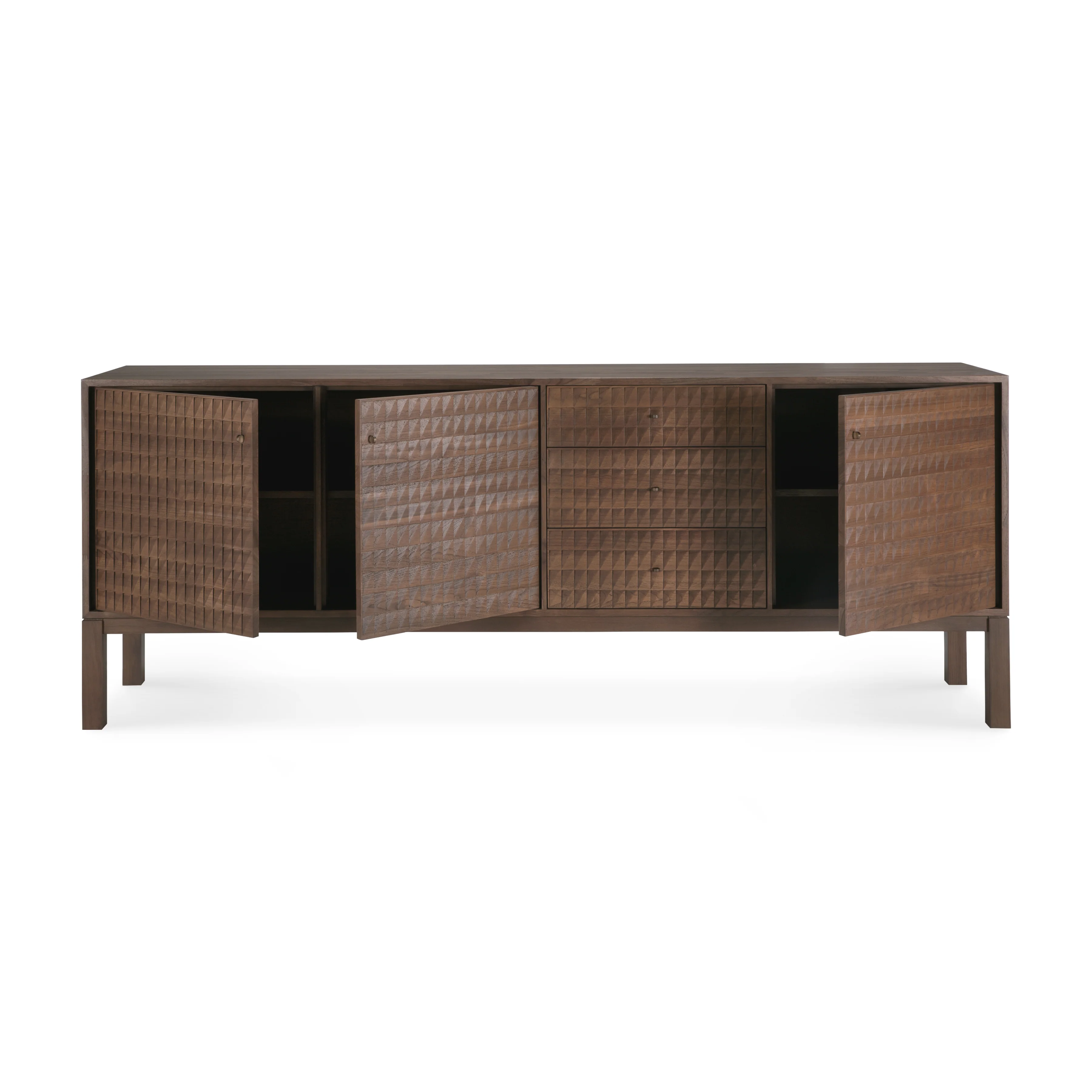 Ethnicraft Teak Sono Sideboard - 3 Doors/3 Drawers - Image 3