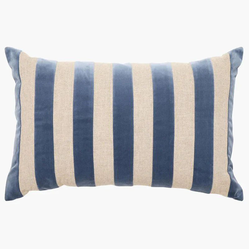 Etro Striped Velvet Cushion - Image 4