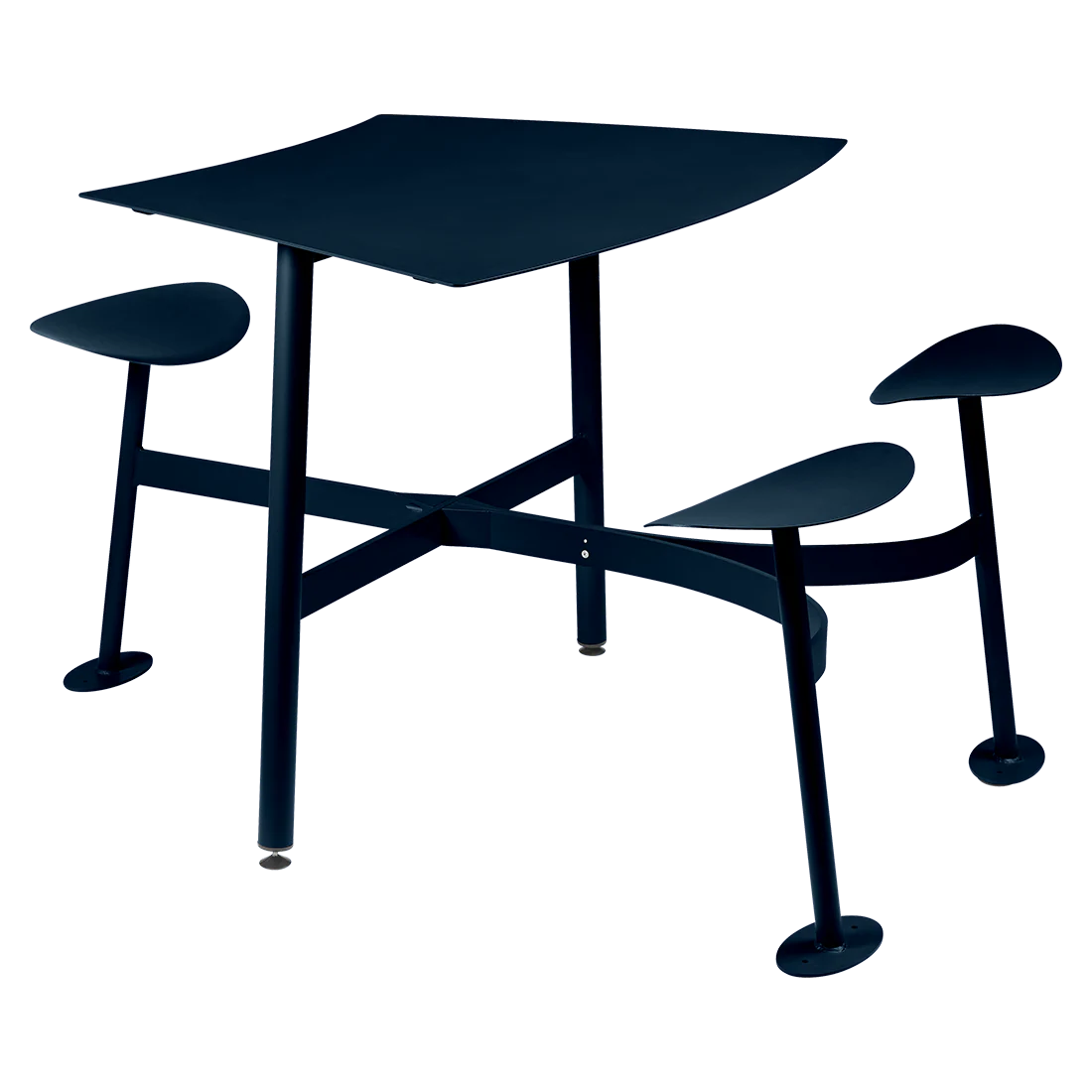 Fermob Bolder 3 Seater Modular Table with Seats - Image 4