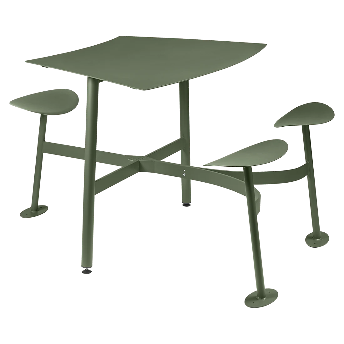 Fermob Bolder 3 Seater Modular Table with Seats - Image 5