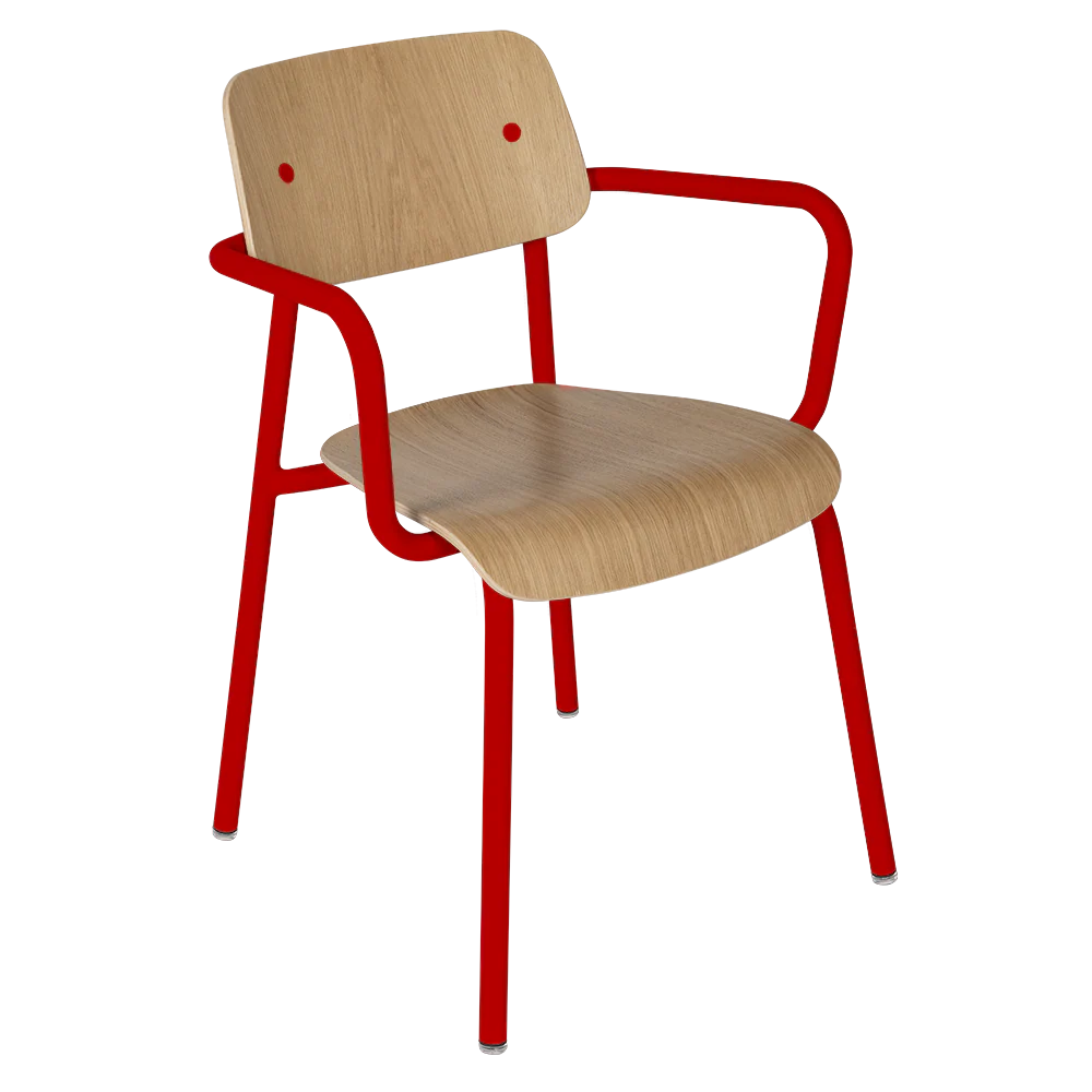 Fermob Studie Oak Armchair - Image 9