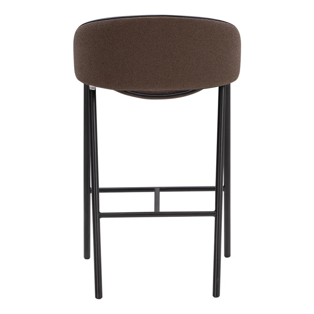 Folium Bar Stool with Leather Piping - Image 9