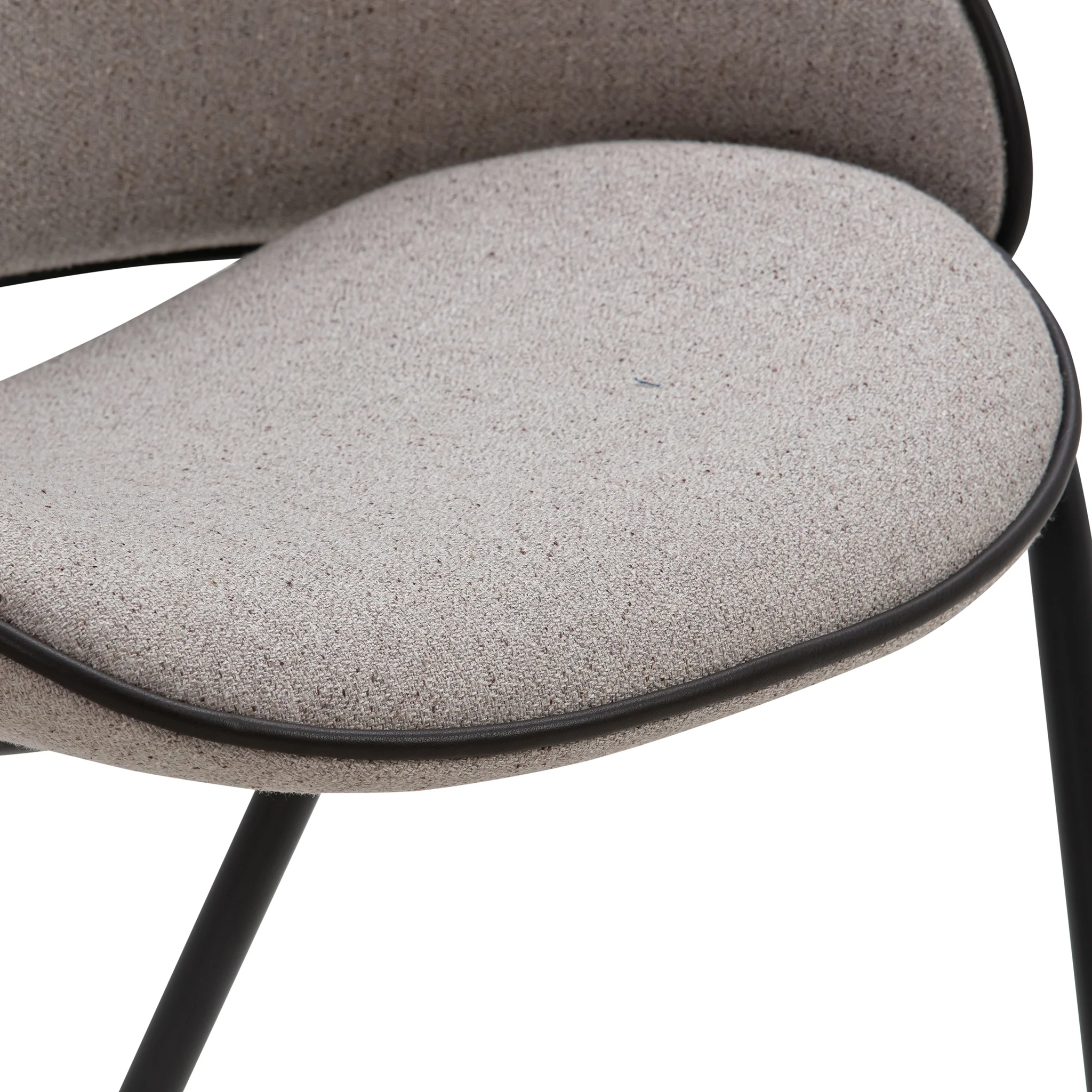 Folium Dining Chair with Leather Piping - Image 20
