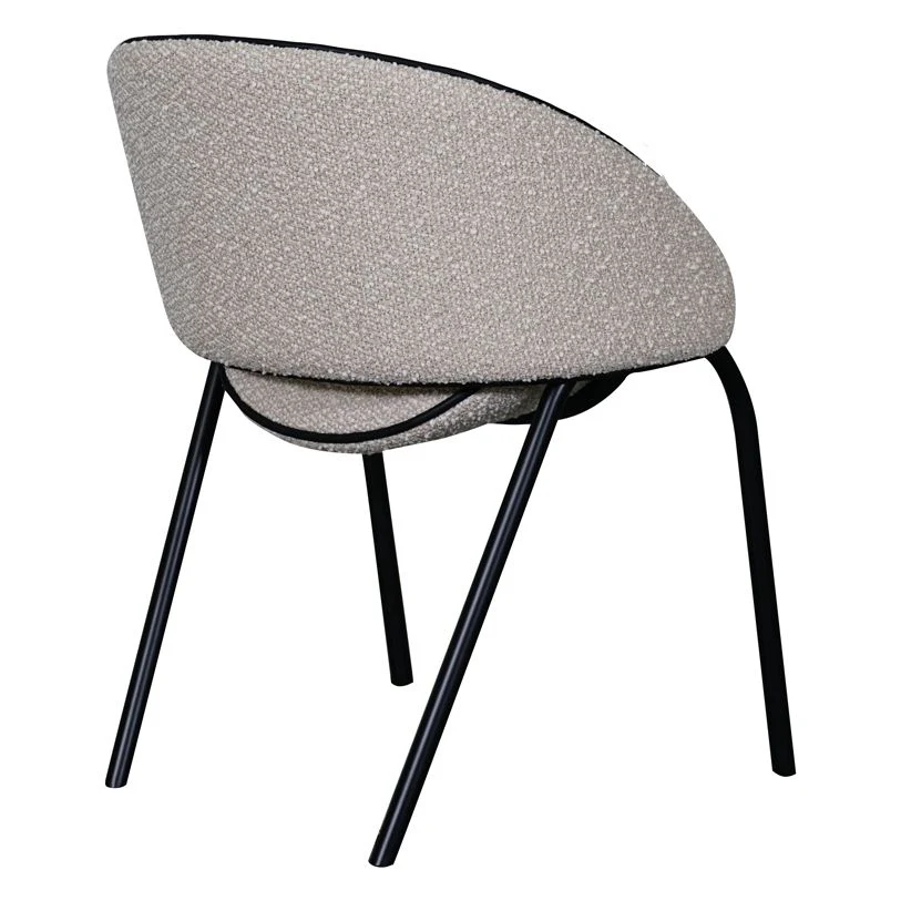 Folium Dining Chair with Leather Piping - Image 6