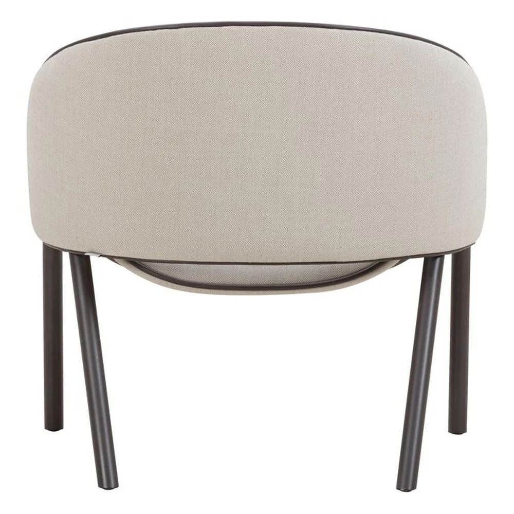 Folium Lounge Chair with Leather Piping - Image 12