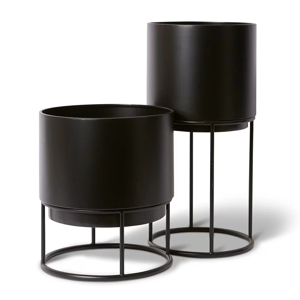 Gunnor Planter with Stand - Set of 2 - Image 2