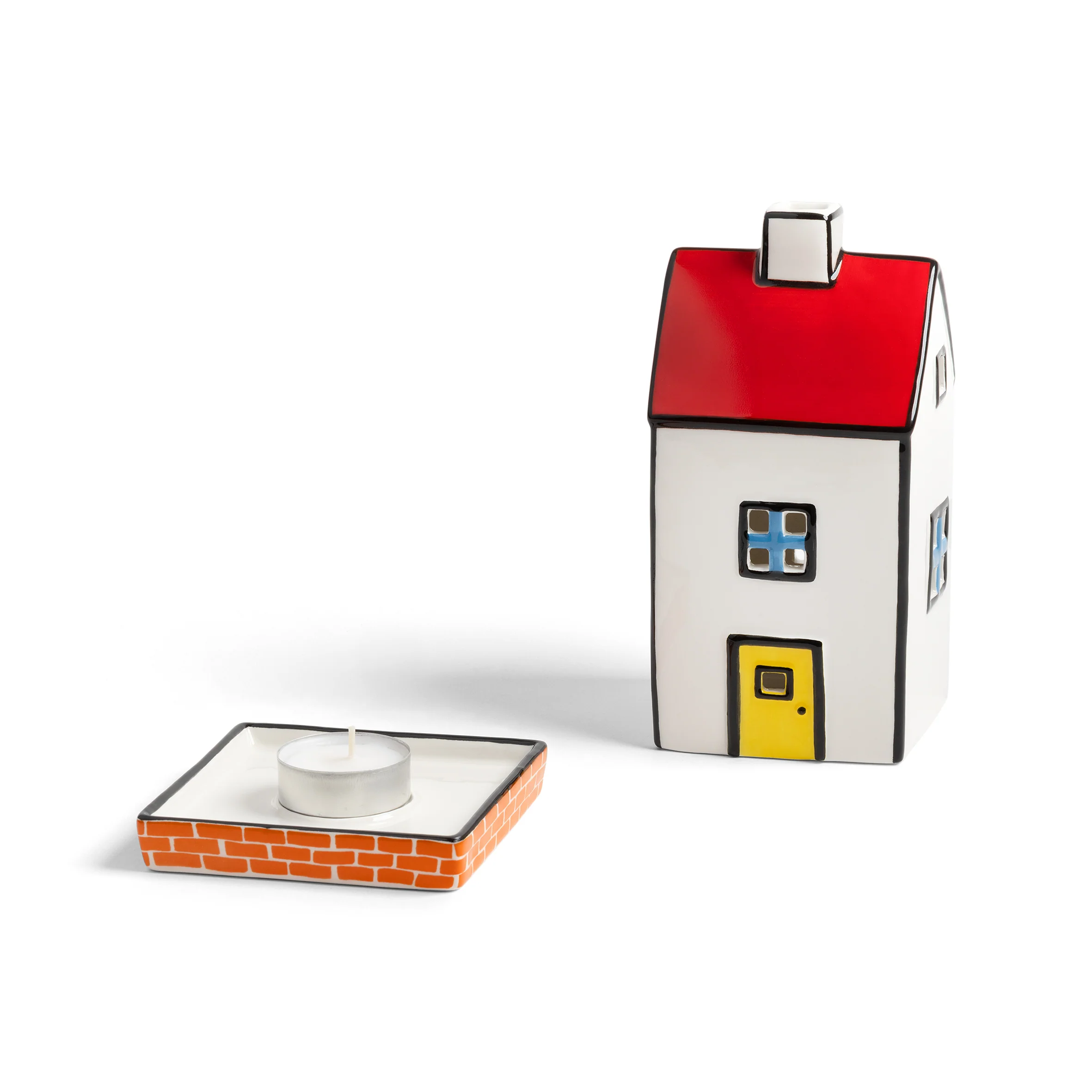 Haines Townhouse Tealight - Red - Image 2