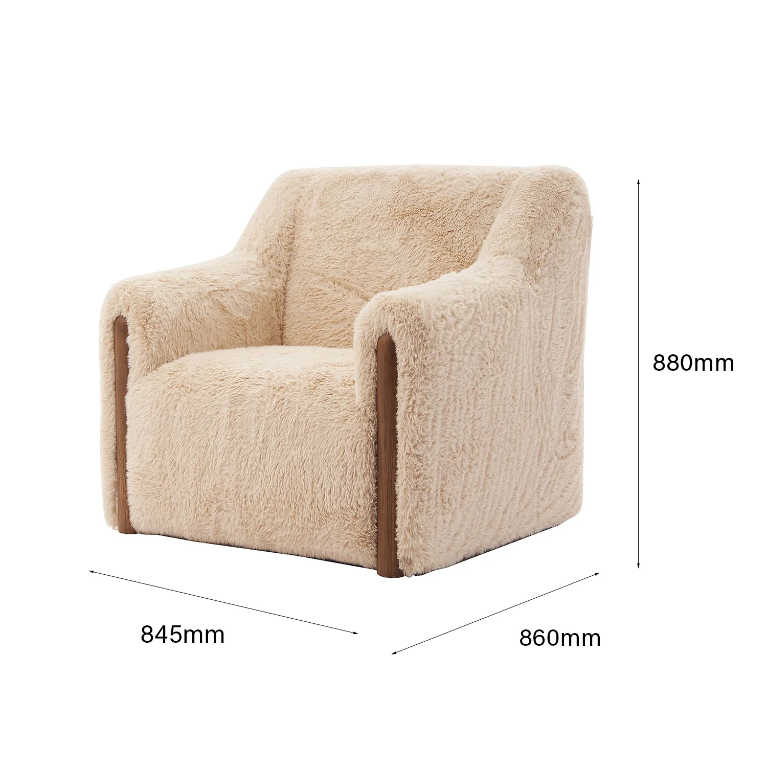 Hugger Lounge Chair - Sand - Floor Stock - Image 5