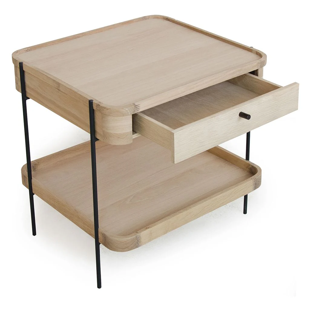 Humla Side Table with Storage - Image 3