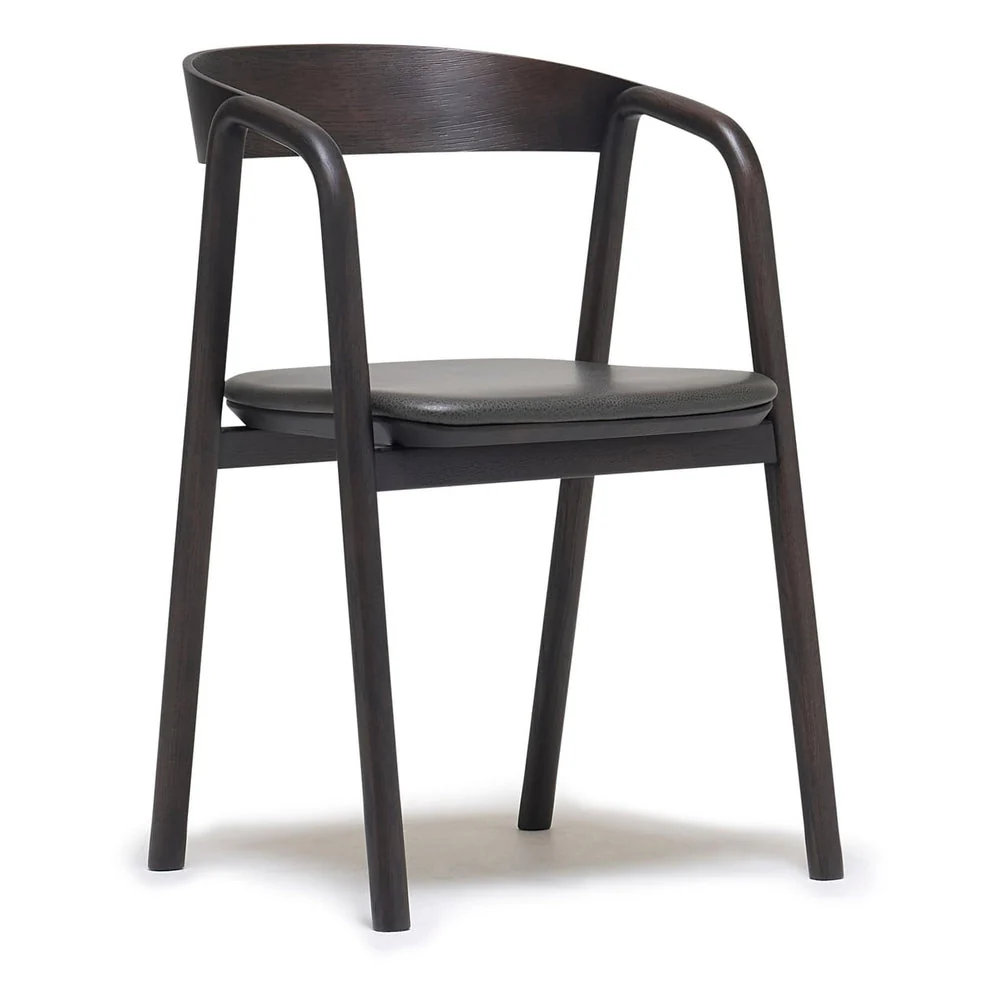 Inlay Dining Chair - Black - Coal-Montana 1048 - Floor Stock