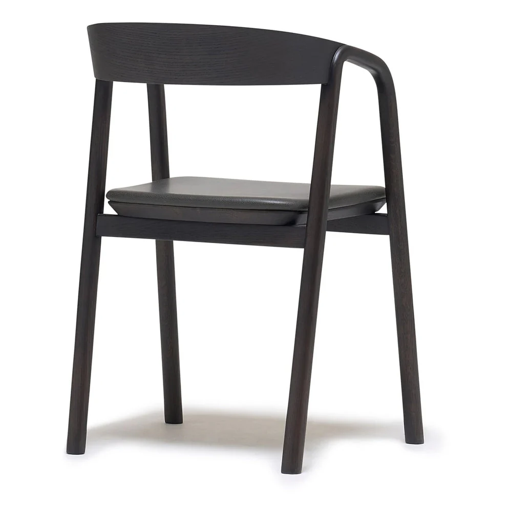 Inlay Dining Chair - Black - Coal-Montana 1048 - Floor Stock - Image 3