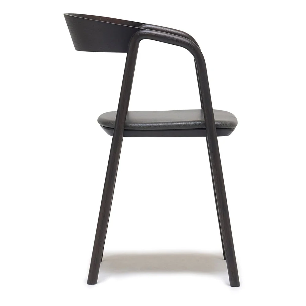 Inlay Dining Chair - Black - Charcoal-Alabama 007 - Floor Stock - Image 4