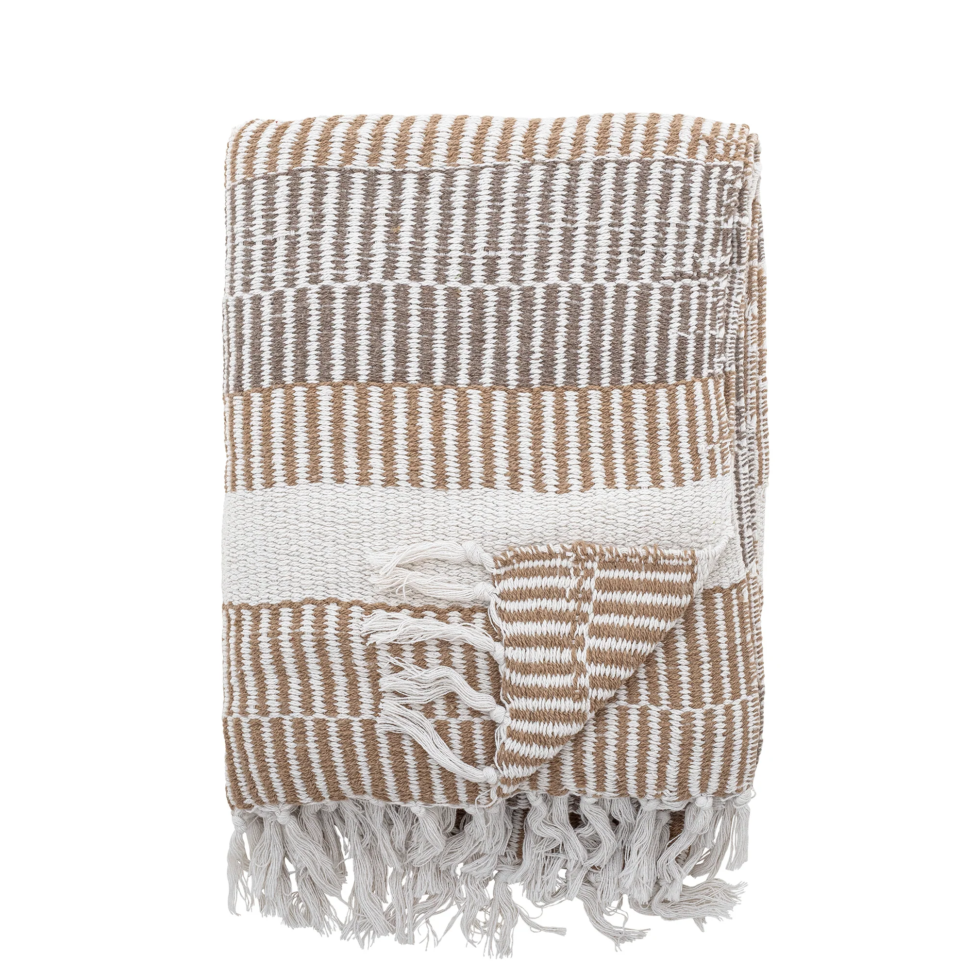 Isnel Recycled Cotton Throw - Nature
