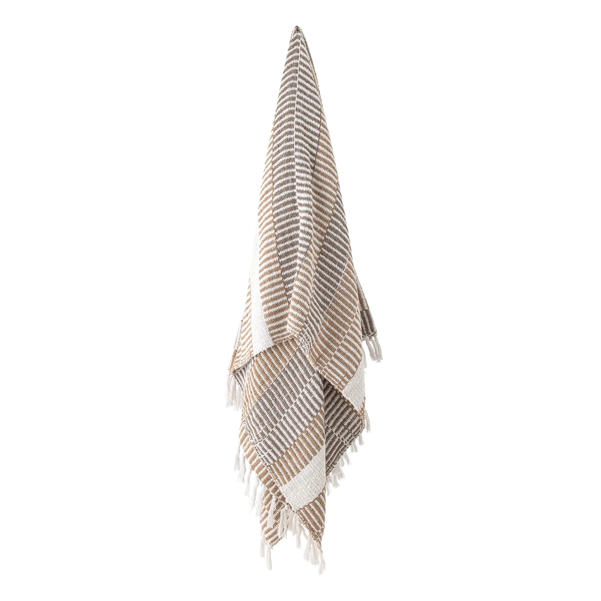 Isnel Recycled Cotton Throw - Nature - Image 2