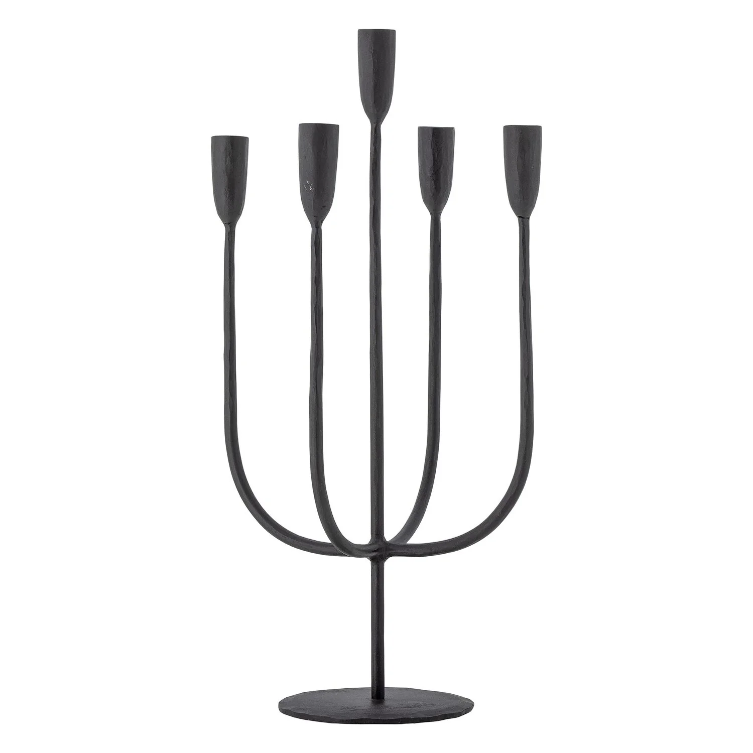 Izma Metal Candle Holder - Black