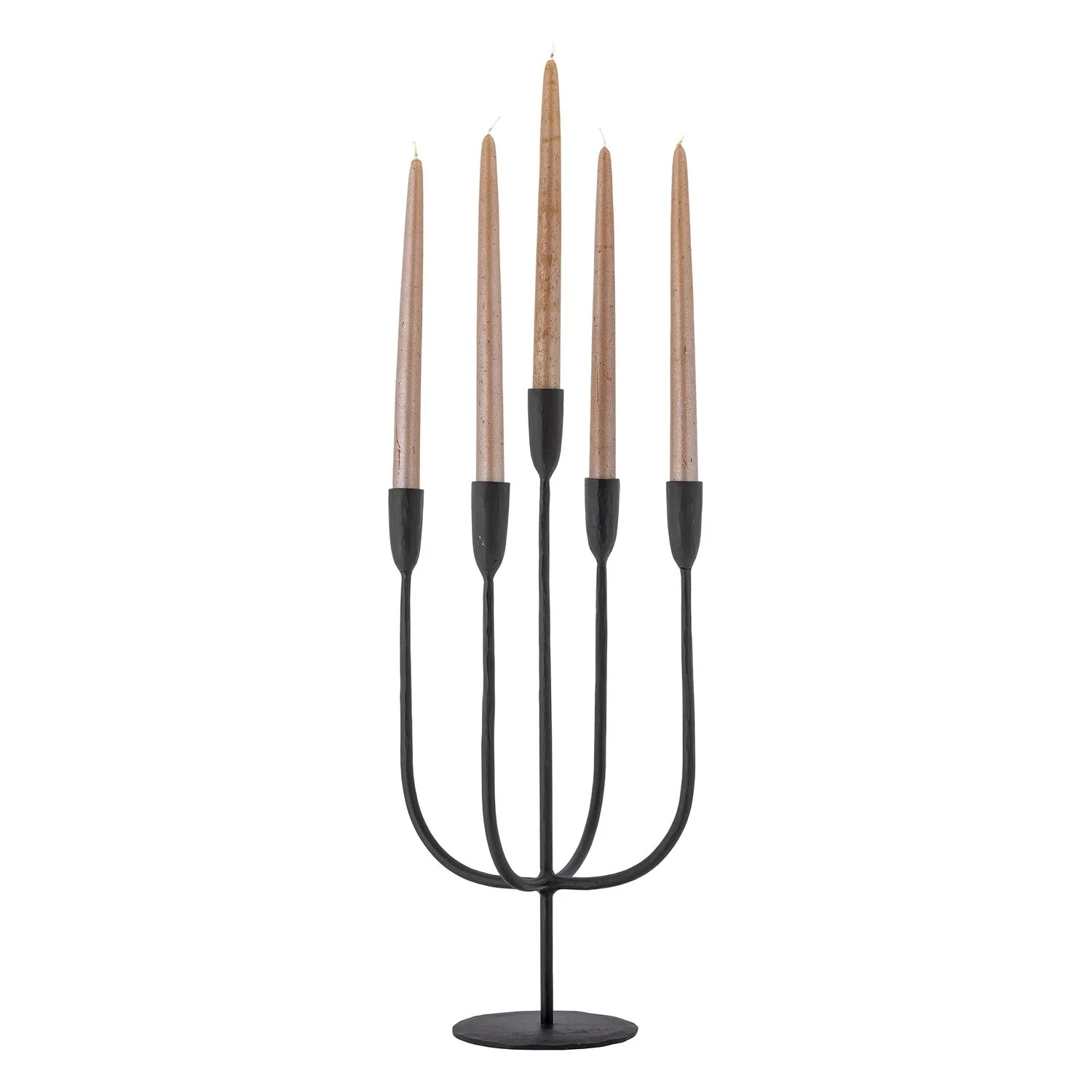 Izma Metal Candle Holder - Black - Image 2