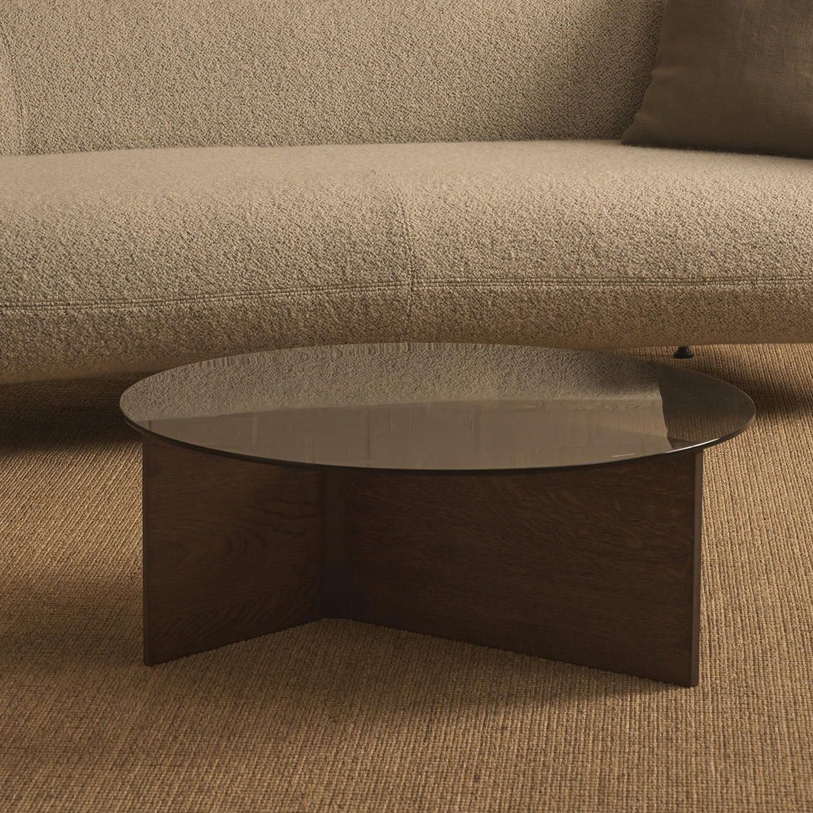 Jaunt Glass Round Coffee Table - Image 2