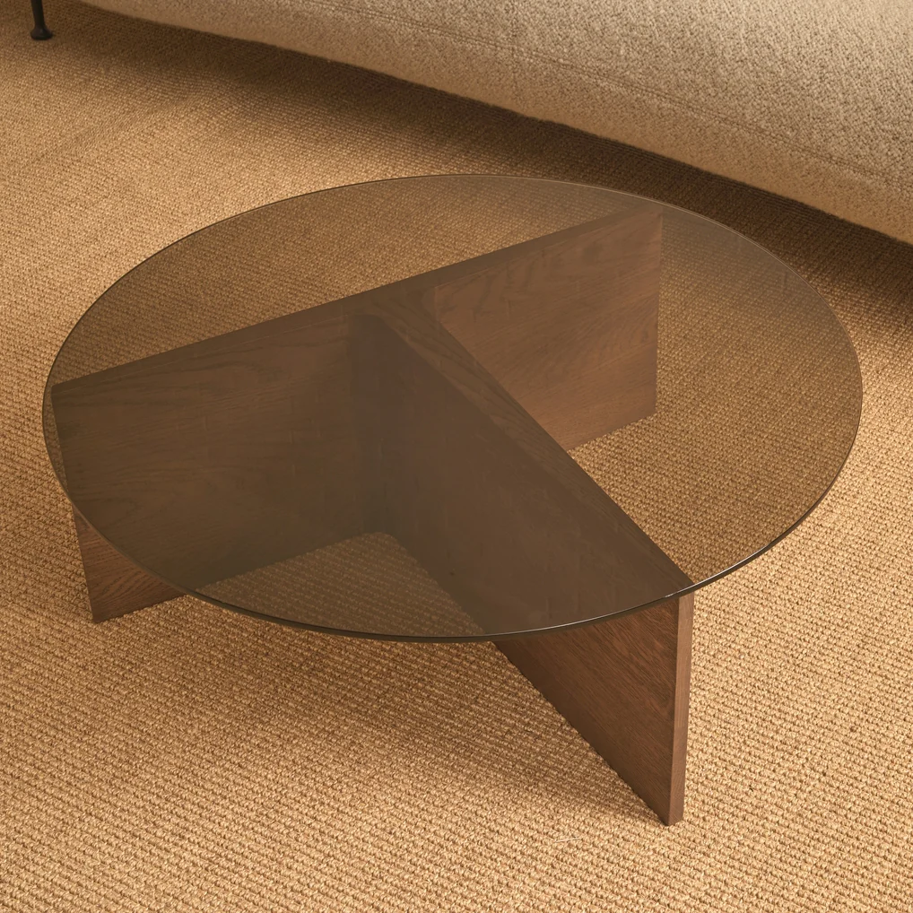 Jaunt Glass Round Coffee Table - Image 3
