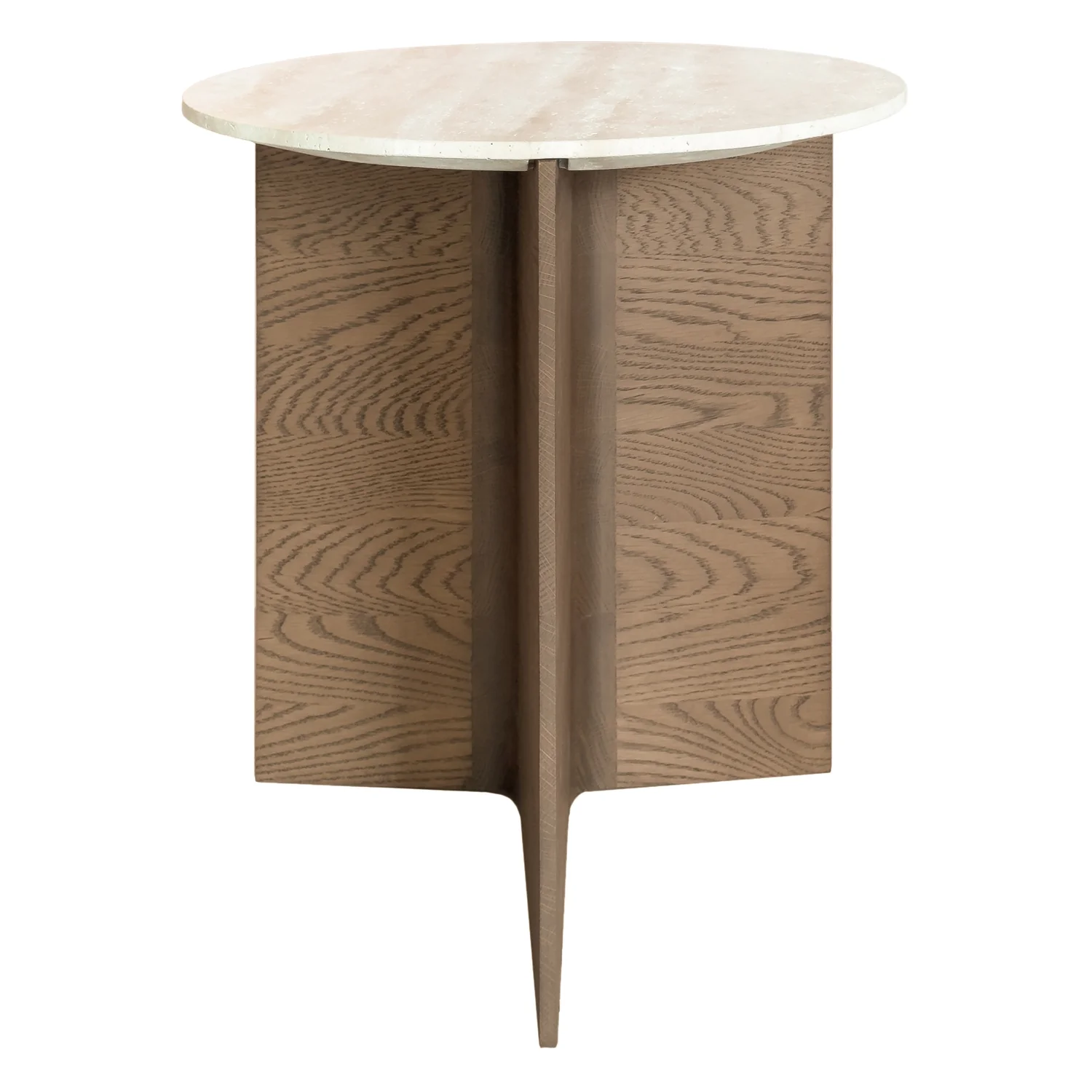 Jaunt Travertine Side Table - Image 2