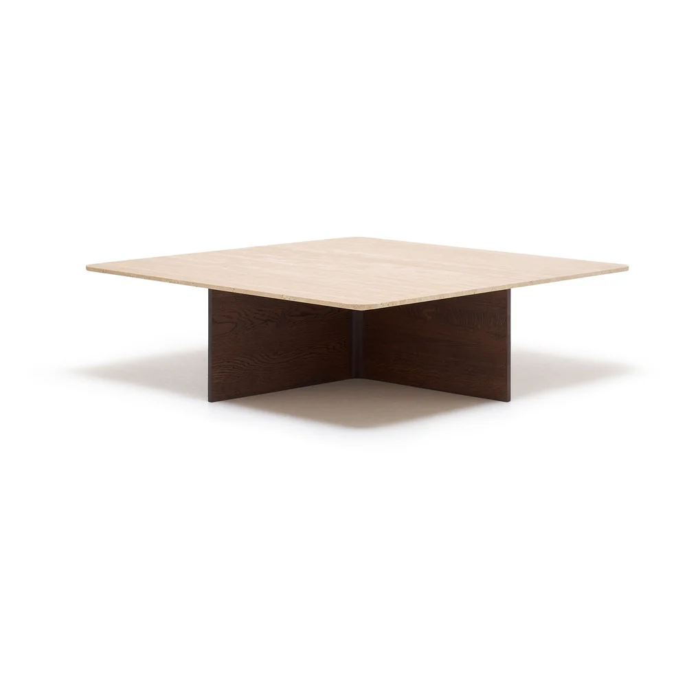 Jaunt Travertine Square Coffee Table