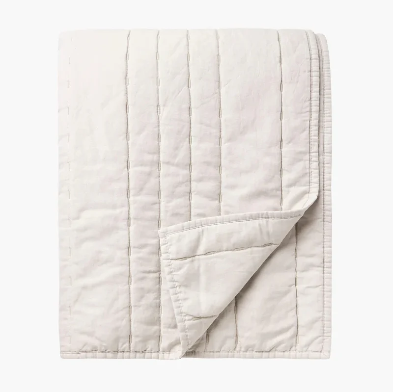 Kemble Linen & Cotton Quilt - Image 2