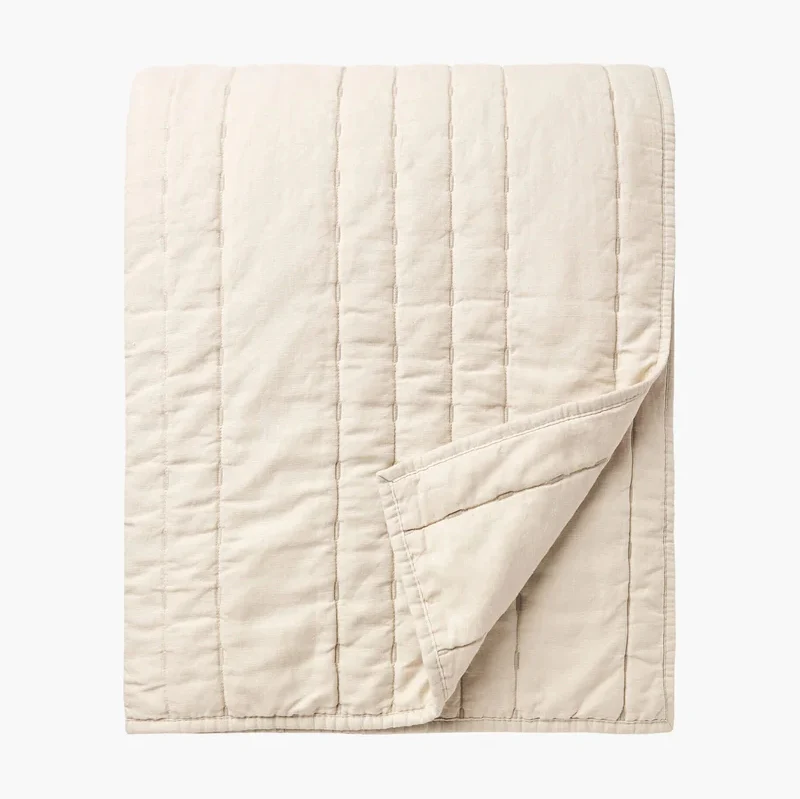 Kemble Linen & Cotton Quilt - Image 3