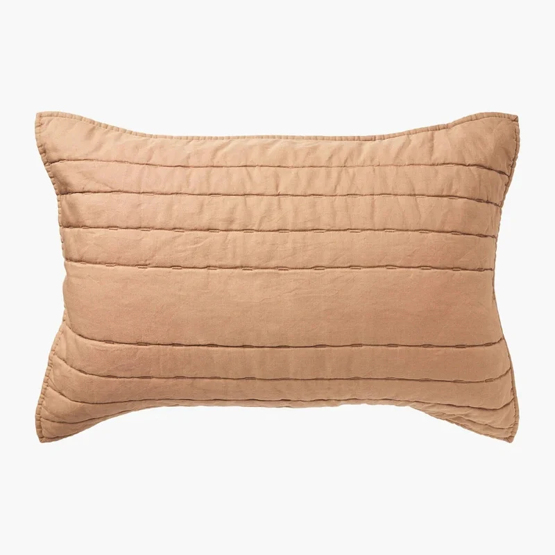 Kemble Linen & Cotton Quilted Pillowcases - Image 2