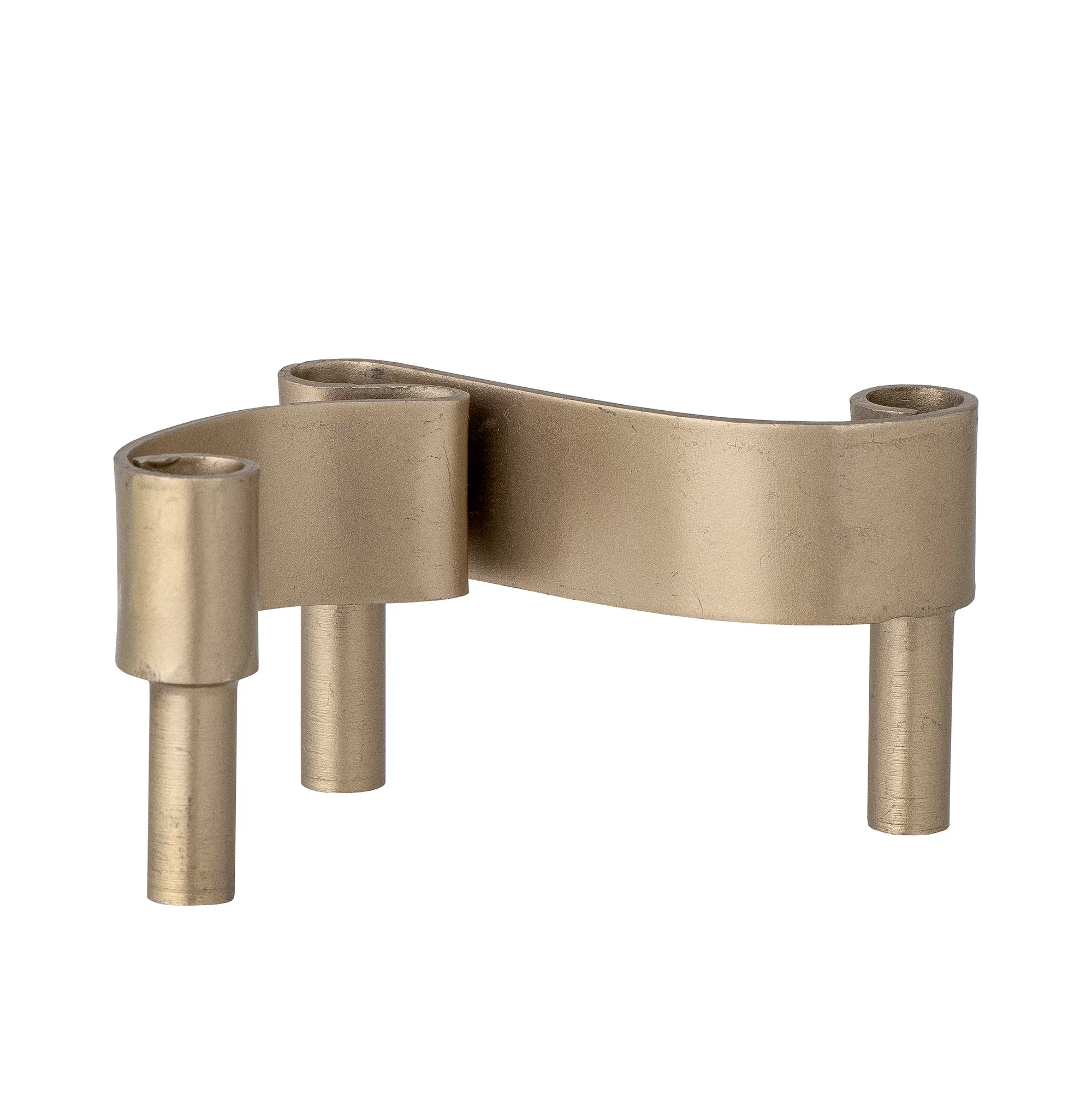 Kenja Metal Candle Holder - Brass