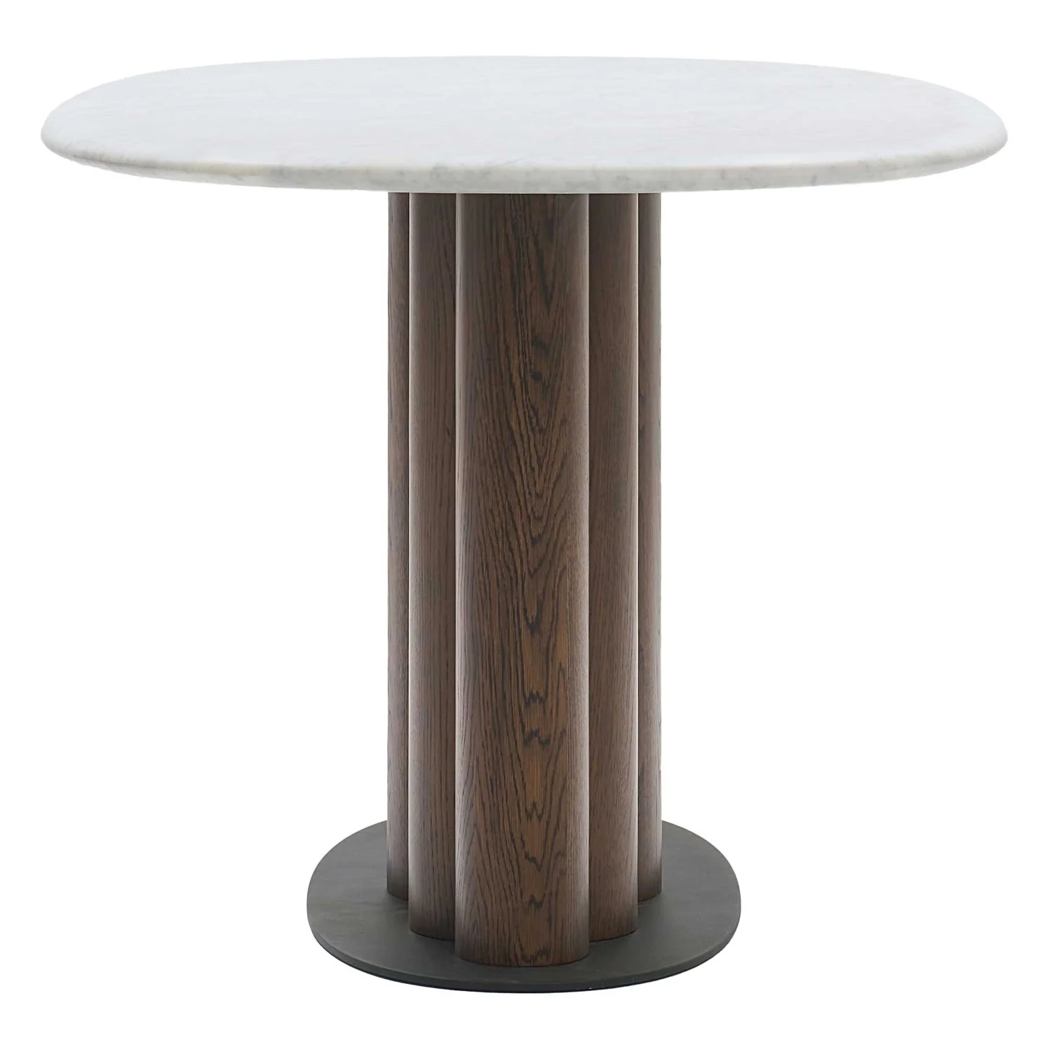 Kora Marble Oval Dining Table - Image 2