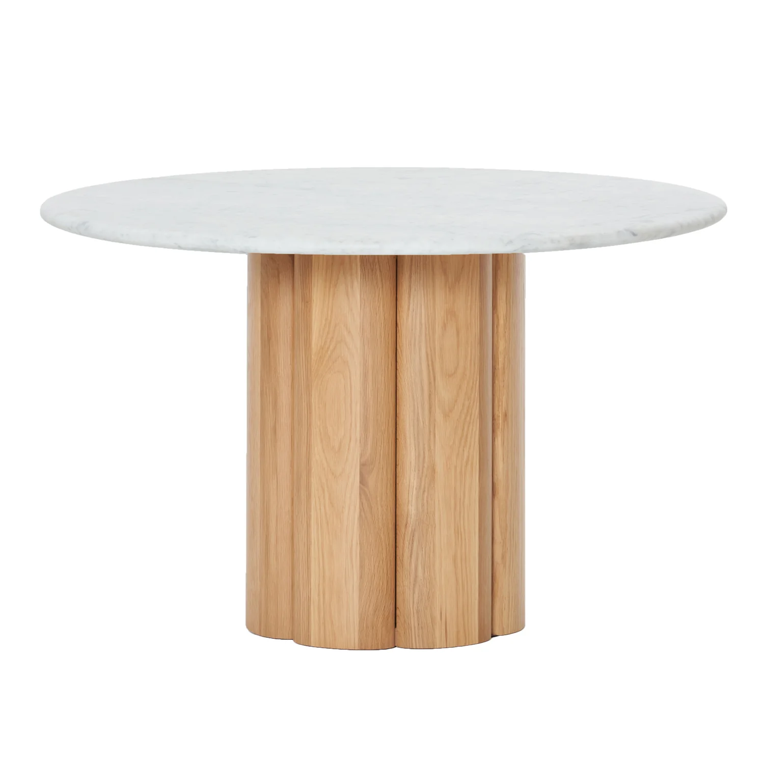 Kora Marble Round Dining Table - Image 2