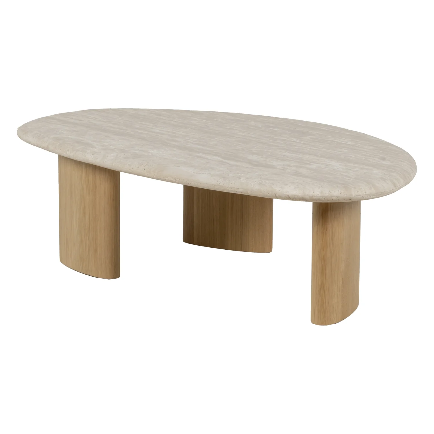 Kora Travertine Coffee Table - Image 15