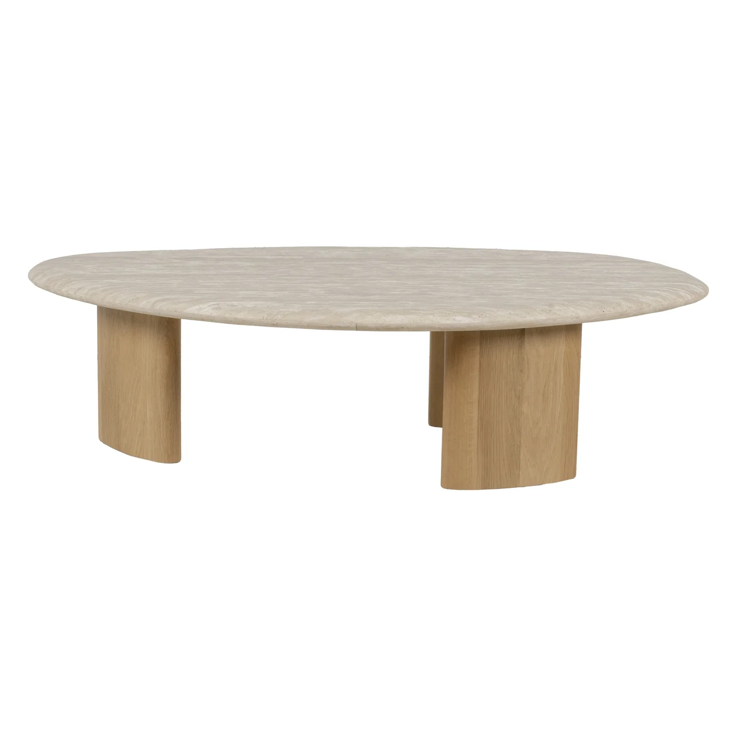 Kora Travertine Coffee Table - Image 17