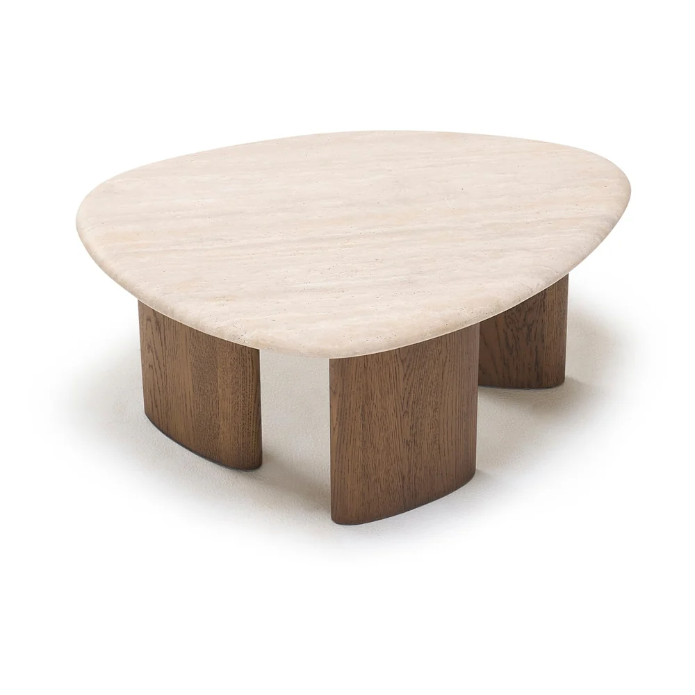 Kora Travertine Coffee Table - Image 20