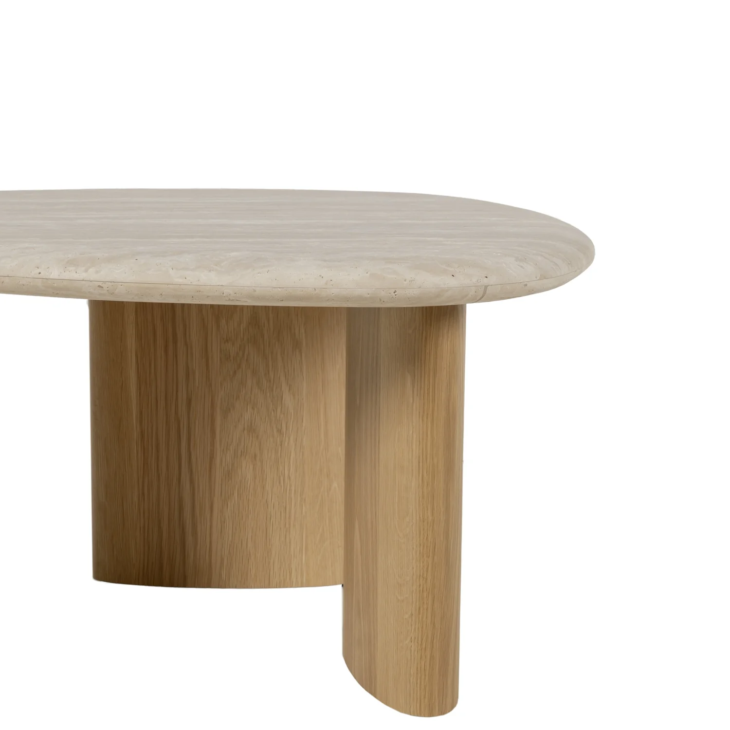 Kora Travertine Coffee Table - Image 26
