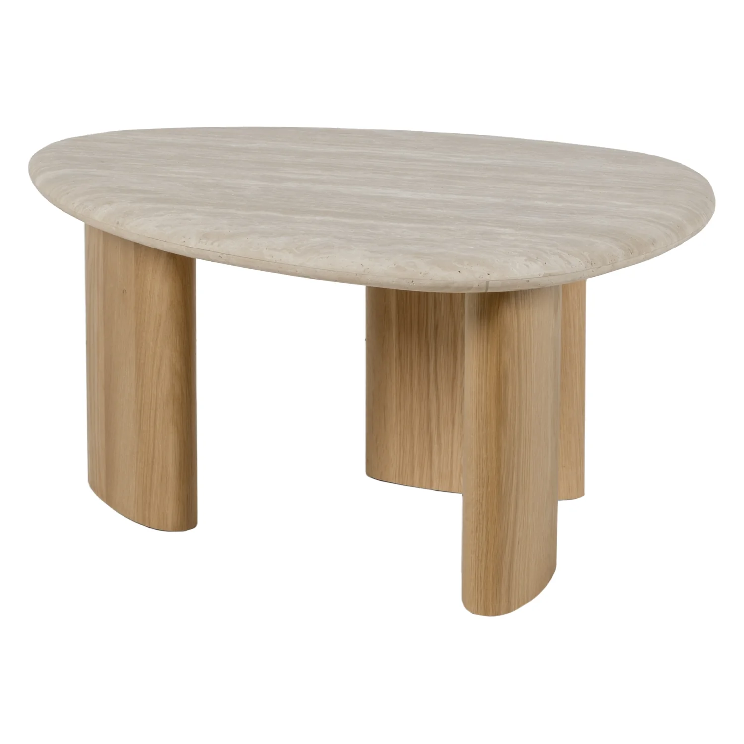 Kora Travertine Coffee Table - Image 3