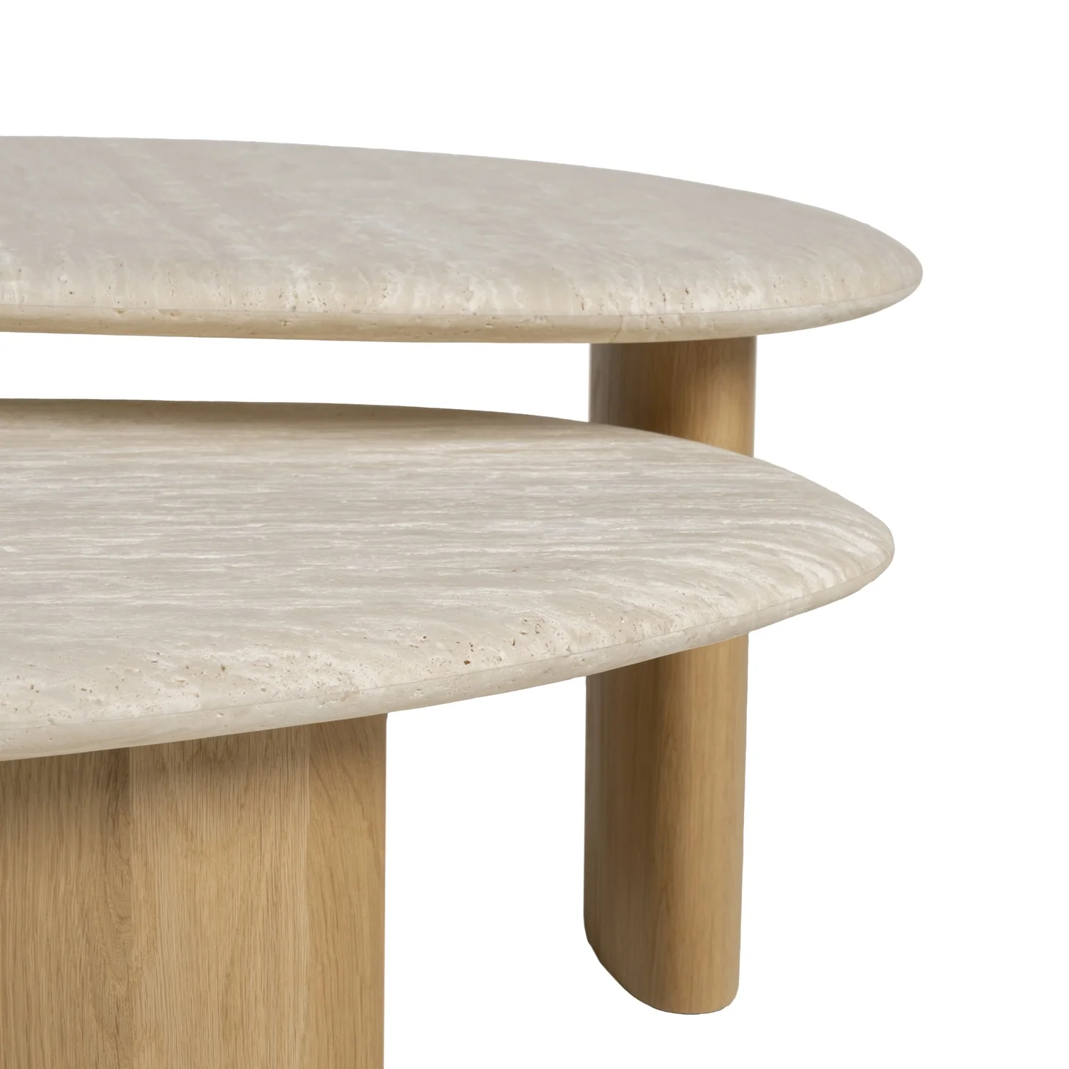 Kora Travertine Coffee Table - Image 32