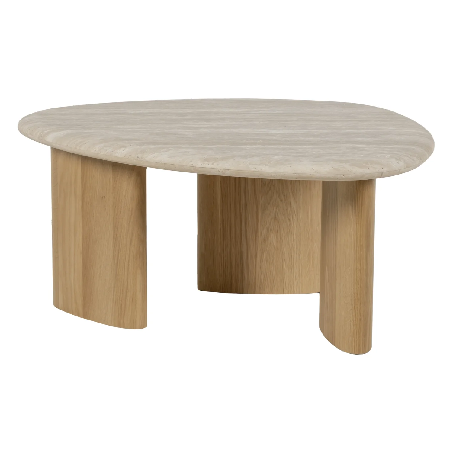Kora Travertine Coffee Table - Image 4
