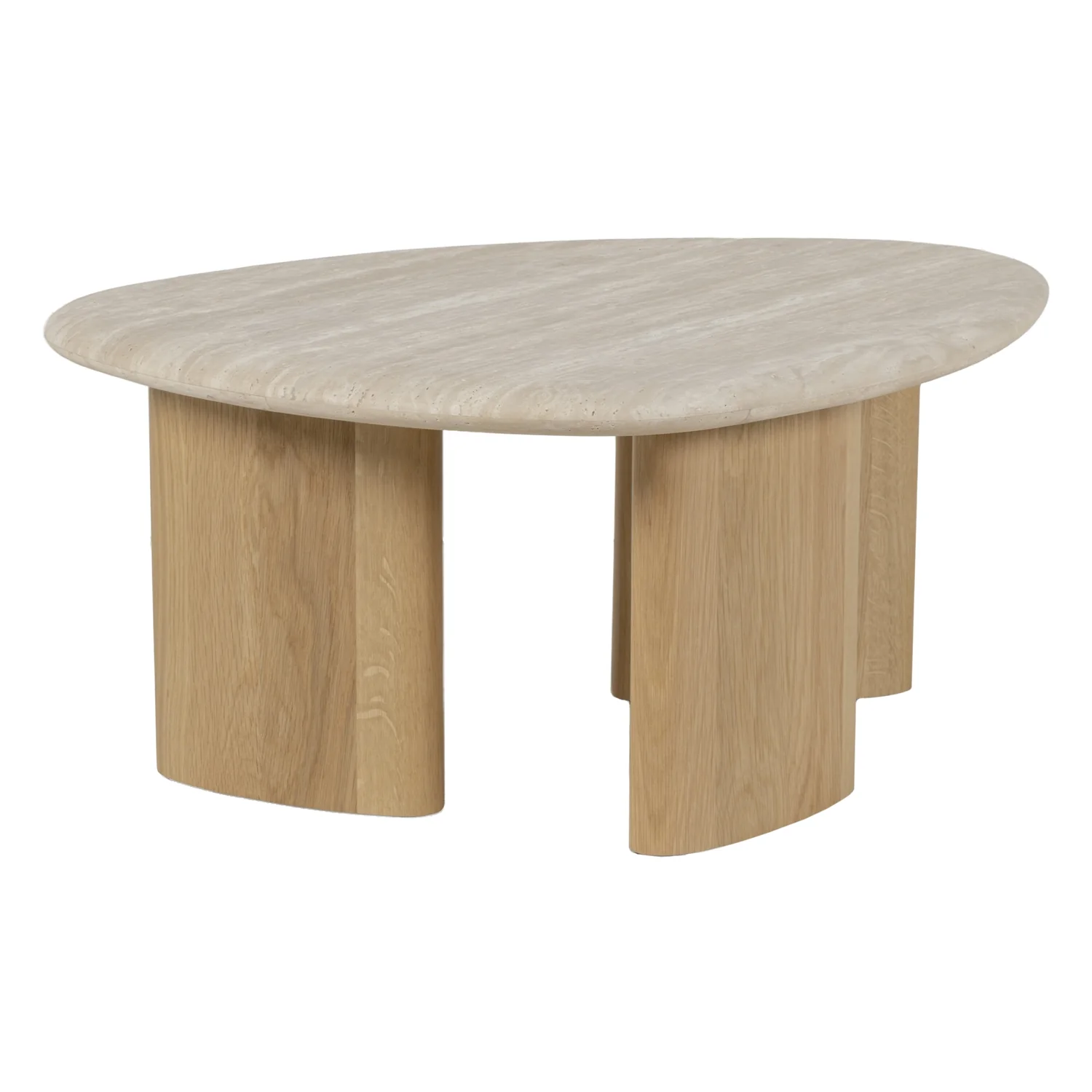 Kora Travertine Coffee Table - Image 7