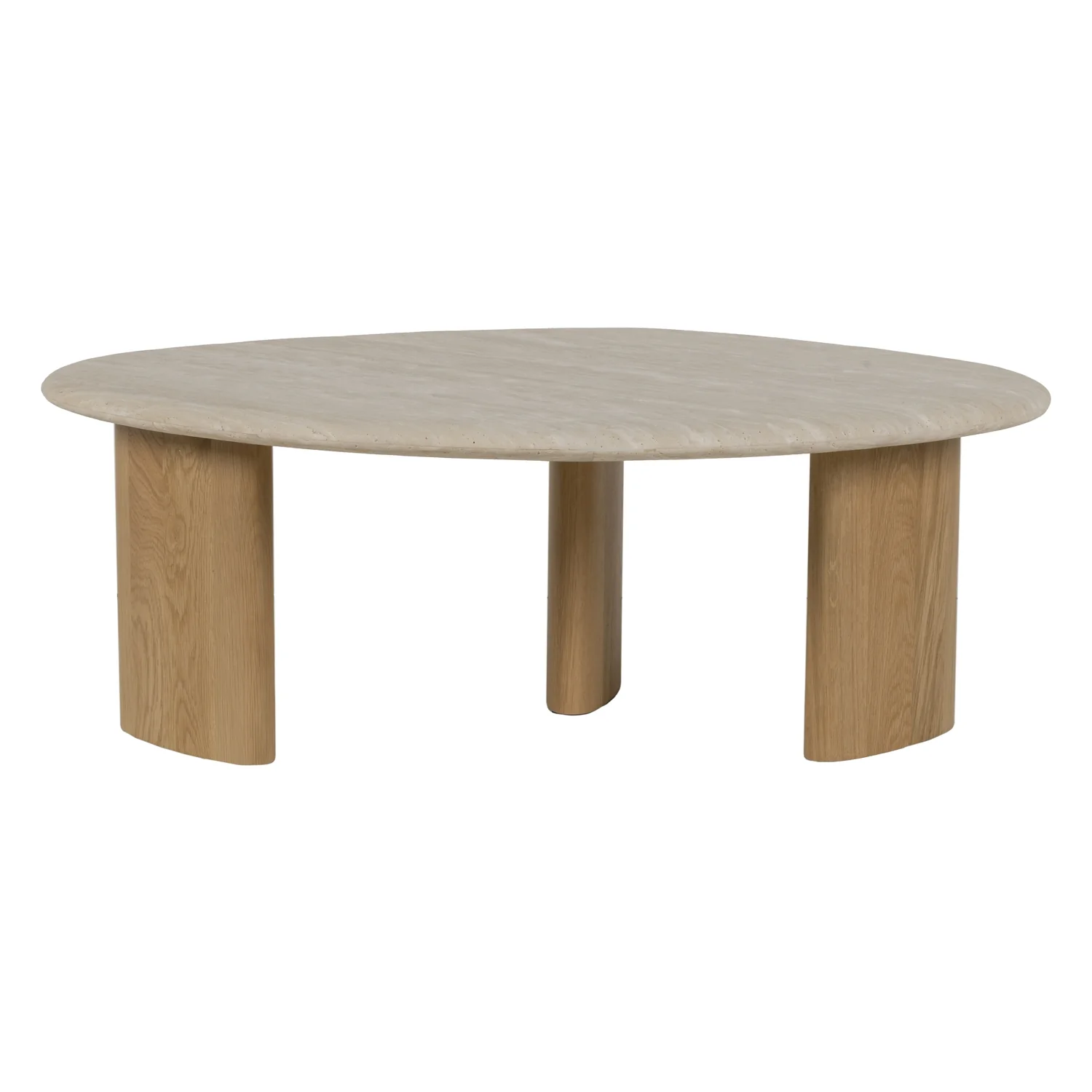Kora Travertine Coffee Table - Image 9