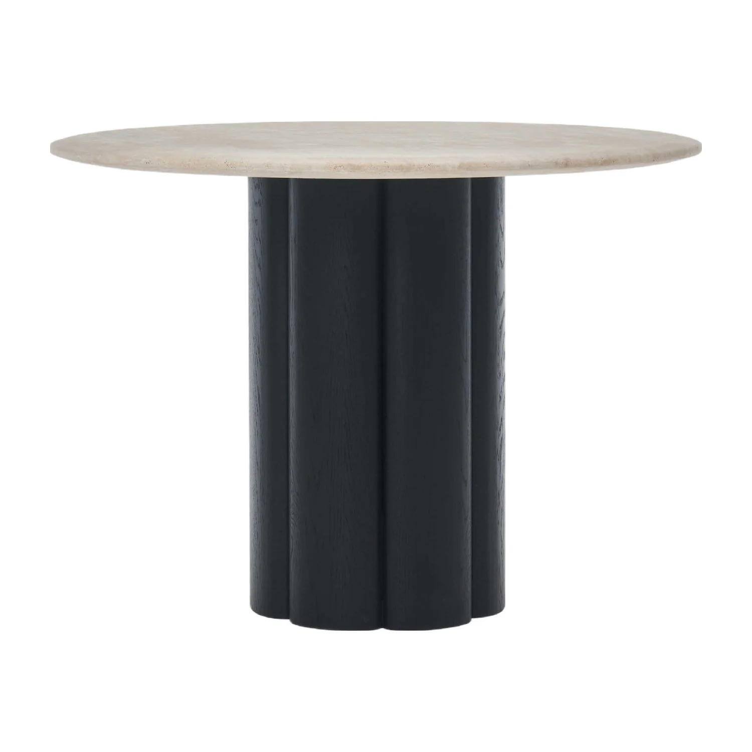 Kora Travertine Round Dining Table - Image 6