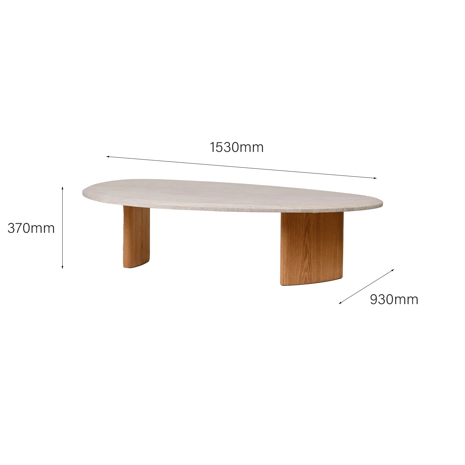 Lagoon Travertine Coffee Table - Image 17