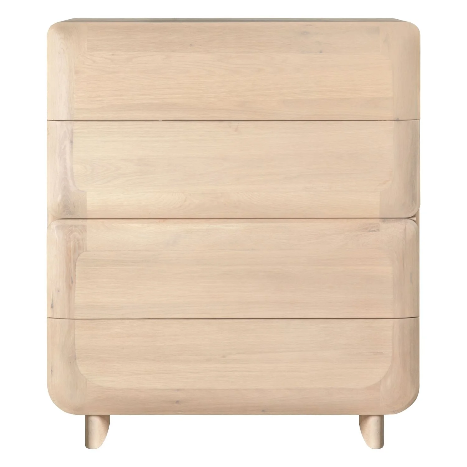 Lark Chest of 4 Drawers - Natural Oak - Floor Stock
